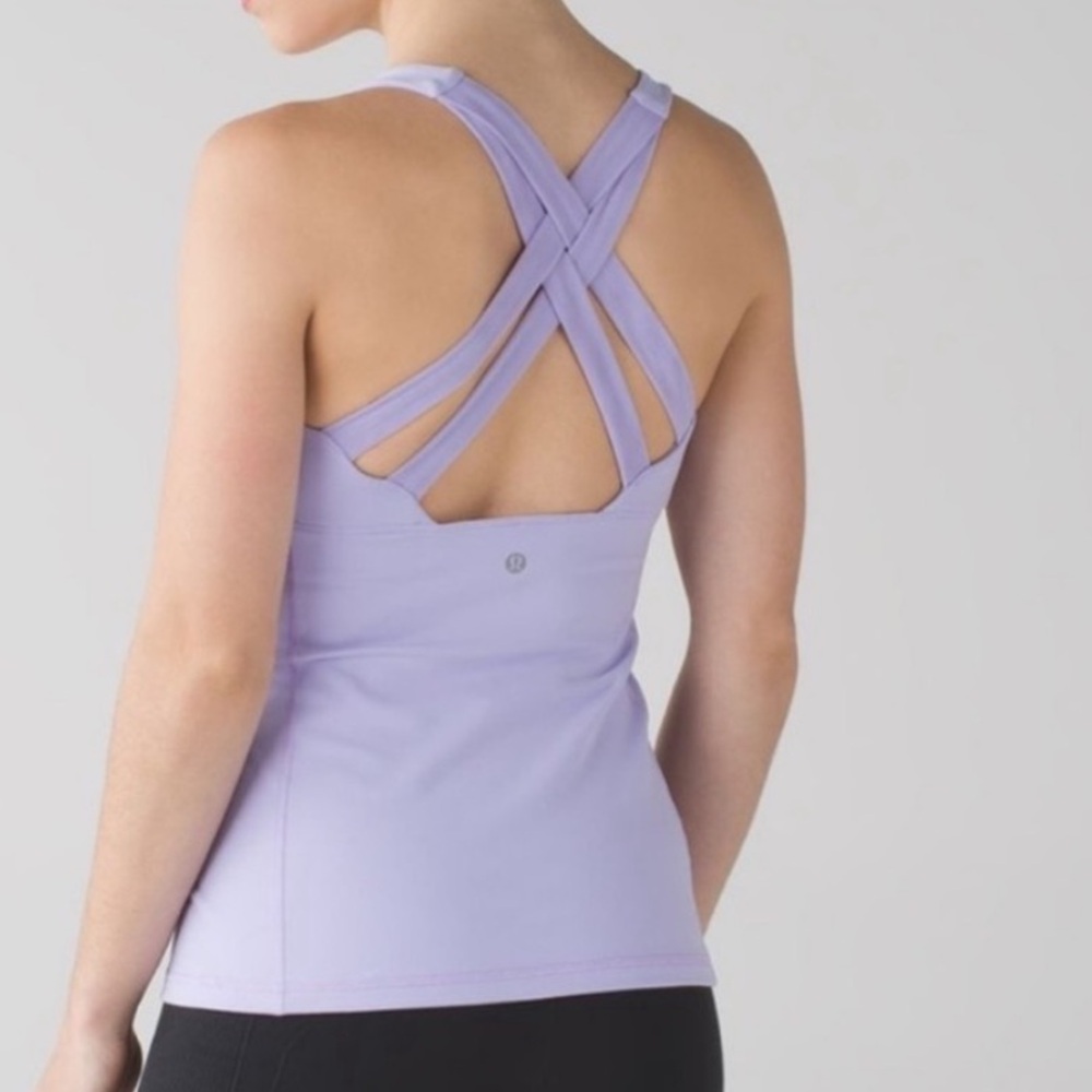 Lululemon Enhearten Tank Lilac size 10